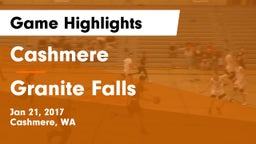 Cashmere  vs Granite Falls  Game Highlights - Jan 21, 2017