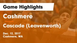 Cashmere  vs Cascade  (Leavenworth) Game Highlights - Dec. 12, 2017