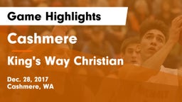 Cashmere  vs King's Way Christian  Game Highlights - Dec. 28, 2017