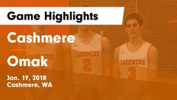 Cashmere  vs Omak  Game Highlights - Jan. 19, 2018