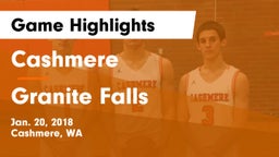 Cashmere  vs Granite Falls  Game Highlights - Jan. 20, 2018