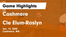 Cashmere  vs Cle Elum-Roslyn  Game Highlights - Jan. 14, 2020