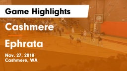 Cashmere  vs Ephrata  Game Highlights - Nov. 27, 2018