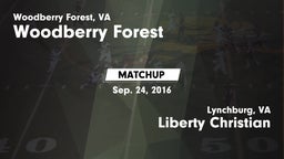 Matchup: Woodberry Forest vs. Liberty Christian  2016