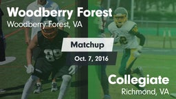 Matchup: Woodberry Forest vs. Collegiate  2016