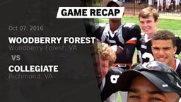 Recap: Woodberry Forest  vs. Collegiate  2016