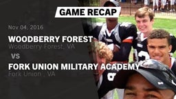 Recap: Woodberry Forest  vs. Fork Union Military Academy 2016