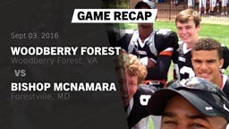 Recap: Woodberry Forest  vs. Bishop McNamara  2016