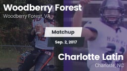 Matchup: Woodberry Forest vs. Charlotte Latin  2017