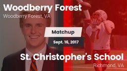 Matchup: Woodberry Forest vs. St. Christopher's School 2017