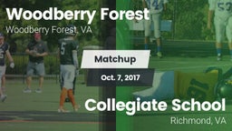Matchup: Woodberry Forest vs. Collegiate School 2017