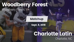 Matchup: Woodberry Forest vs. Charlotte Latin  2018