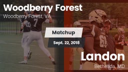 Matchup: Woodberry Forest vs. Landon  2018