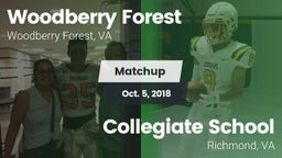 Matchup: Woodberry Forest vs. Collegiate School 2018