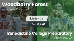Matchup: Woodberry Forest vs. Benedictine College Preparatory  2018