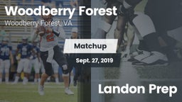 Matchup: Woodberry Forest vs. Landon Prep 2019