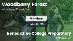 Matchup: Woodberry Forest vs. Benedictine College Preparatory  2019