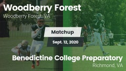 Matchup: Woodberry Forest vs. Benedictine College Preparatory  2020