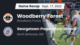 Recap: Woodberry Forest  vs. Georgetown Preparatory School 2022