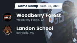 Recap: Woodberry Forest  vs. Landon School 2023