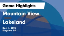 Mountain View  vs Lakeland  Game Highlights - Dec. 4, 2023