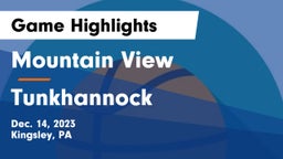 Mountain View  vs Tunkhannock  Game Highlights - Dec. 14, 2023