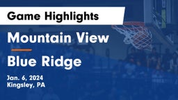 Mountain View  vs Blue Ridge  Game Highlights - Jan. 6, 2024