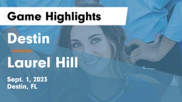 Destin  vs Laurel Hill  Game Highlights - Sept. 1, 2023