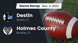 Recap: Destin  vs. Holmes County  2023