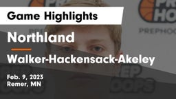 Northland  vs Walker-Hackensack-Akeley  Game Highlights - Feb. 9, 2023
