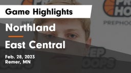 Northland  vs East Central  Game Highlights - Feb. 28, 2023