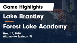 Lake Brantley  vs Forest Lake Academy Game Highlights - Nov. 17, 2020