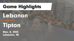 Lebanon  vs Tipton  Game Highlights - Nov. 8, 2023