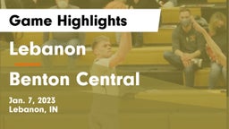 Lebanon  vs Benton Central  Game Highlights - Jan. 7, 2023