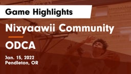 Nixyaawii Community  vs ODCA Game Highlights - Jan. 15, 2022