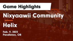 Nixyaawii Community  vs Helix  Game Highlights - Feb. 9, 2022