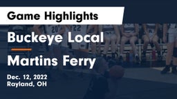 Buckeye Local  vs Martins Ferry  Game Highlights - Dec. 12, 2022