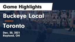 Buckeye Local  vs Toronto Game Highlights - Dec. 20, 2021