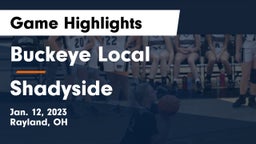 Buckeye Local  vs Shadyside  Game Highlights - Jan. 12, 2023