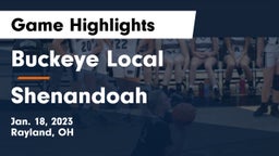Buckeye Local  vs Shenandoah  Game Highlights - Jan. 18, 2023