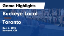 Buckeye Local  vs Toronto  Game Highlights - Dec. 7, 2023