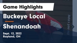 Buckeye Local  vs Shenandoah  Game Highlights - Sept. 12, 2022