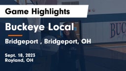 Buckeye Local  vs Bridgeport , Bridgeport, OH Game Highlights - Sept. 18, 2023