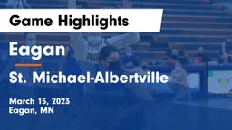 Eagan  vs St. Michael-Albertville  Game Highlights - March 15, 2023