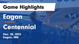 Eagan  vs Centennial  Game Highlights - Dec. 28, 2023
