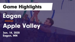 Eagan  vs Apple Valley  Game Highlights - Jan. 14, 2020