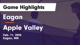 Eagan  vs Apple Valley  Game Highlights - Feb. 11, 2020