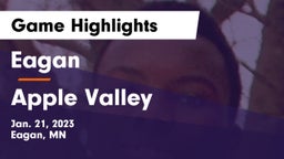 Eagan  vs Apple Valley  Game Highlights - Jan. 21, 2023