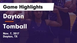 Dayton  vs Tomball  Game Highlights - Nov. 7, 2017