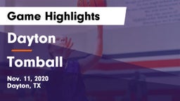 Dayton  vs Tomball  Game Highlights - Nov. 11, 2020